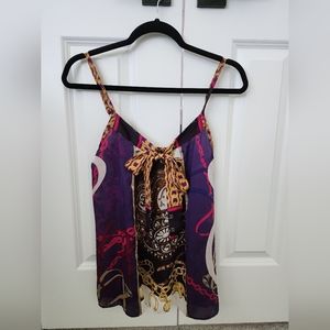 NWOT Express XS Adjustable Spaghetti Straps with Convertible Halter  Top